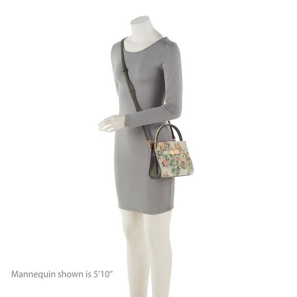 Tory Burch Canvas Lee Radziwill Petite Double Satchel - Picture 5 of 12